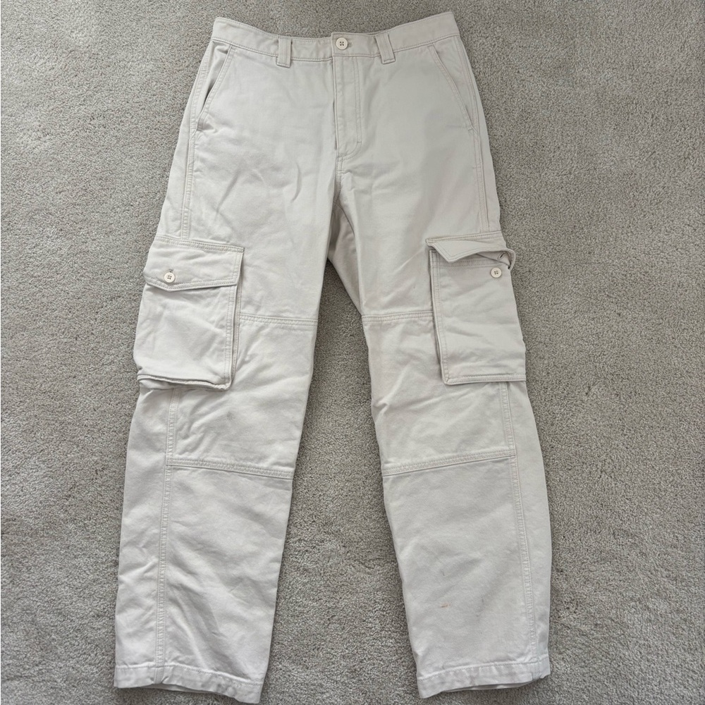 Aritiza TNA Light Beige Cargo Pants